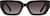 Front view of Geometric Sunglasses T01552118 in Black thumbnail