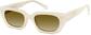 Angle view of Geometric Sunglasses T01553315 in Cream thumbnail