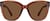 Front view of Cat-Eye Sunglasses T01561815 in Red thumbnail