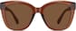 Front view of Cat-Eye Sunglasses T01561815 in Red thumbnail