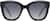 Front view of Cat-Eye Sunglasses T01562112 in Black thumbnail