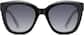 Front view of Cat-Eye Sunglasses T01562112 in Black thumbnail