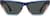 Front view of Cat-Eye Sunglasses T01571612 in Blue thumbnail