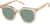Angle view of Square Sunglasses T01584224 in Orange thumbnail