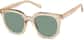 Angle view of Square Sunglasses T01584224 in Orange thumbnail