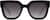 Front view of Square Sunglasses T01592117 in Black thumbnail