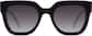 Front view of Square Sunglasses T01592117 in Black thumbnail