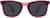 Front view of Kids' Square Sunglasses T01601912 in Pink thumbnail
