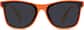 Front view of Square Sunglasses T01604212 in Orange thumbnail