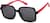 Angle view of Kids' Square Sunglasses T01612112 in Black thumbnail
