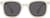 Front view of Kids' Square Sunglasses T01623012 in Cream thumbnail