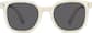 Front view of Kids' Square Sunglasses T01623012 in Cream thumbnail