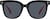 Front view of Kids' Square Sunglasses T01632112 in Black thumbnail