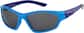 Angle view of Kids' Wrap-Around Sunglasses T01641612 in Blue thumbnail