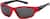 Angle view of Kids' Rectangle Sunglasses T01641812 in Red thumbnail