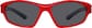 Front view of Kids' Wrap-Around Sunglasses T01641812 in Red thumbnail