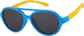 Angle view of Kids' Aviator Sunglasses T01651612 in Blue thumbnail