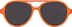 Kids' Aviator Sunglasses T01654212 in Orange