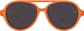 Front view of Kids' Aviator Sunglasses T01654212 in Orange thumbnail