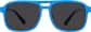 Front view of Kids' Aviator Sunglasses T01661612 in Blue thumbnail