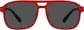 Front view of Kids' Aviator Sunglasses T01661812 in Red thumbnail