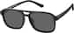 Angle view of Kids' Aviator Sunglasses T01662112 in Black thumbnail