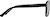 Side view of Kids' Aviator Sunglasses T01662112 in Black thumbnail