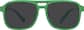 Front view of Kids' Aviator Sunglasses T01662412 in Green thumbnail