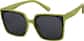 Angle view of Square Sunglasses T01672412 in Green thumbnail
