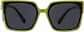 Front view of Square Sunglasses T01672412 in Green thumbnail