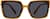 Front view of Kids' Square Sunglasses T01674212 in Orange thumbnail
