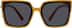 Kids' Square Sunglasses T01674212 in Orange