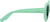 Side view of Kids' Heart Sunglasses T01682412 in Green thumbnail