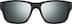 Rectangle Sunglasses T01712136 in Black