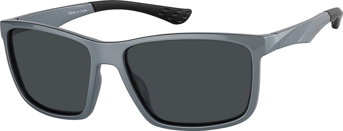 Angle view of Rectangle Sunglasses T01731212 in Gray