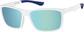 Angle view of Rectangle Sunglasses T01733016 in White thumbnail