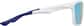 Side view of Rectangle Sunglasses T01733016 in White thumbnail