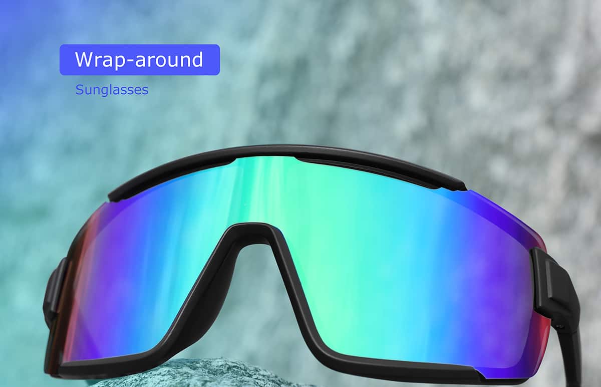 Image of Wrap-Around Polarized Sunglasses