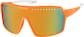 Angle view of Wrap-Around Polarized Sunglasses T01774242 in Orange thumbnail