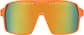 Front view of Wrap-Around Polarized Sunglasses T01774242 in Orange thumbnail