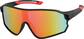 Angle view of Wrap-Around Polarized Sunglasses T01782118 in Black thumbnail