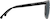 Side view of Aviator Sunglasses T01792112 in Black thumbnail