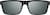 Front view of Rectangle Sunglasses T01802111 in Black thumbnail