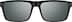 Rectangle Sunglasses T01802111 in Black