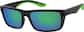 Angle view of Rectangle Sunglasses T01802124 in Black thumbnail