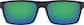 Front view of Rectangle Sunglasses T01802124 in Black thumbnail