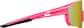 Side view of Wrap-Around Polarized Sport Sunglasses T01811918 in Pink thumbnail