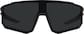 Front view of Wrap-Around Polarized Sport Sunglasses T01812112 in Black thumbnail