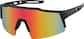 Angle view of Wrap-Around Polarized Sports Sunglasses T01832118 in Black thumbnail