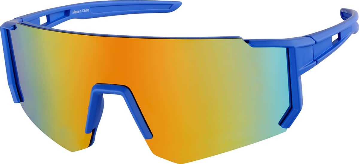 Angle view of Aviator Sunglasses T01841642 in Blue